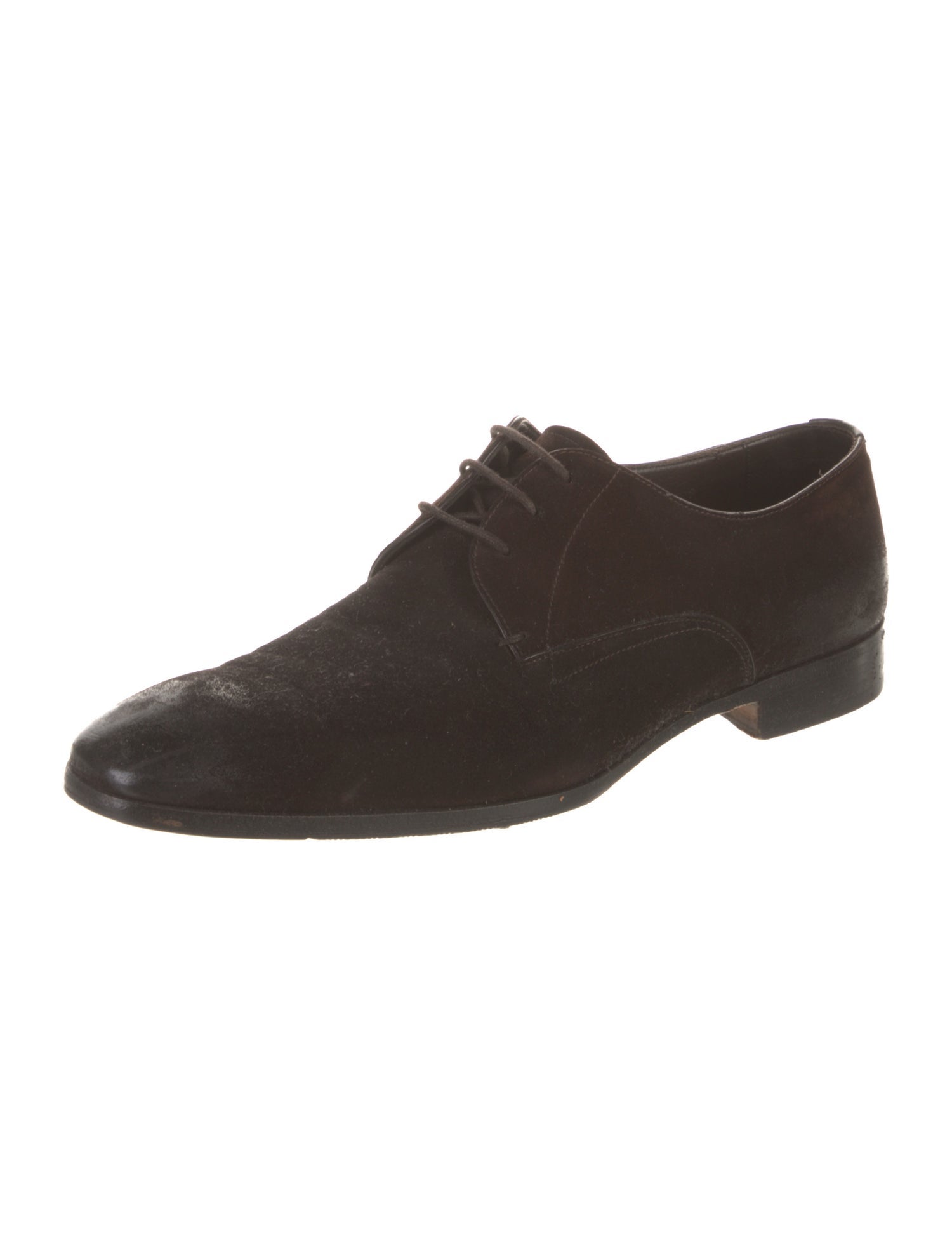Prada Suede Derby Shoes