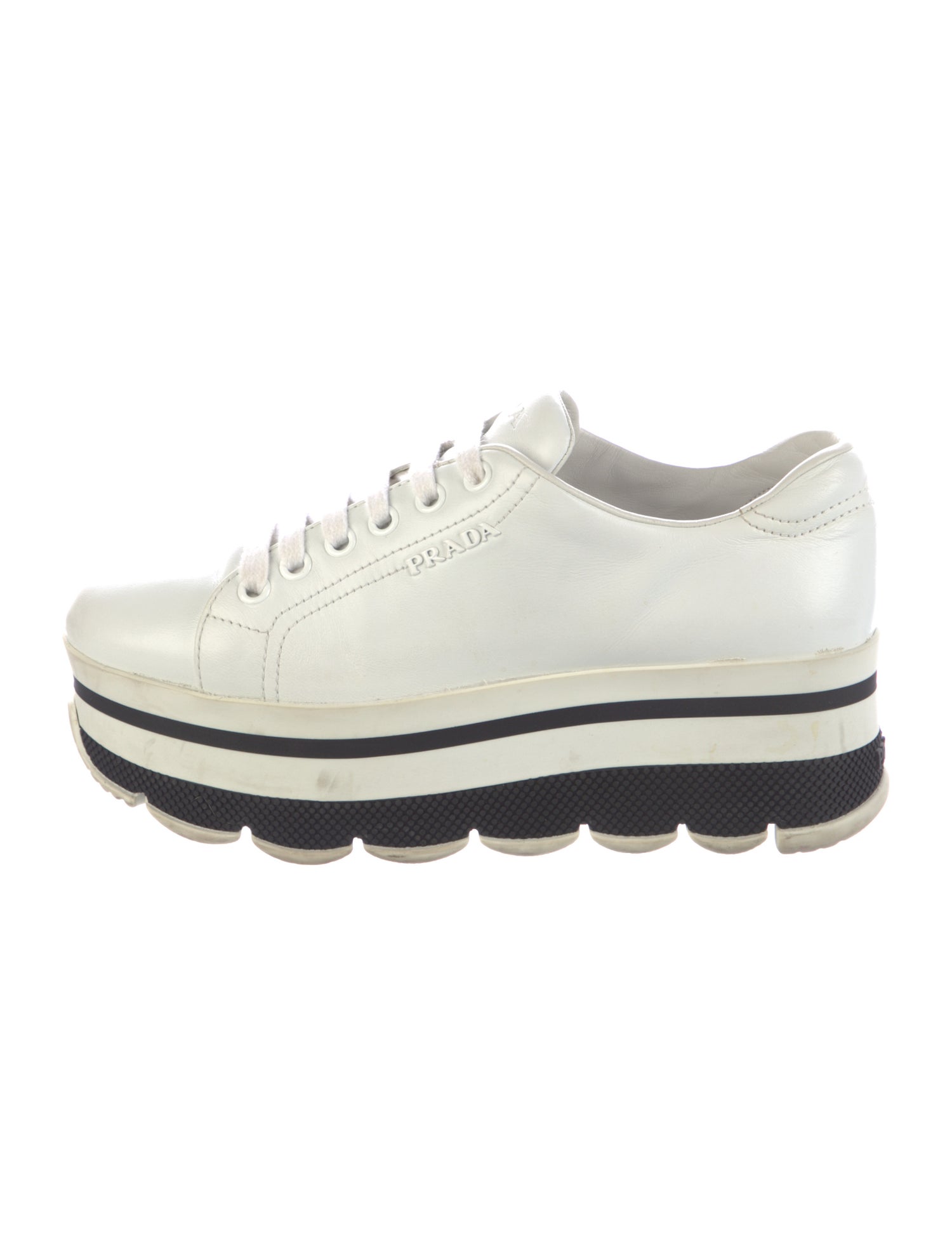 Prada Leather Sneakers