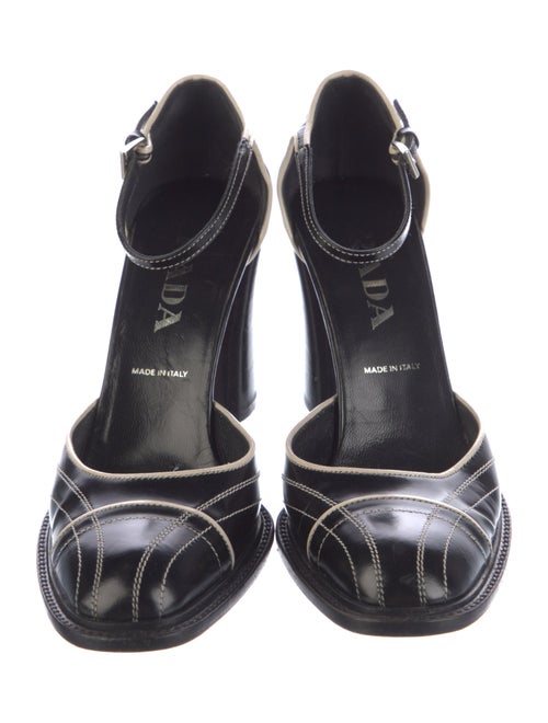 Prada Leather D'Orsay Pumps