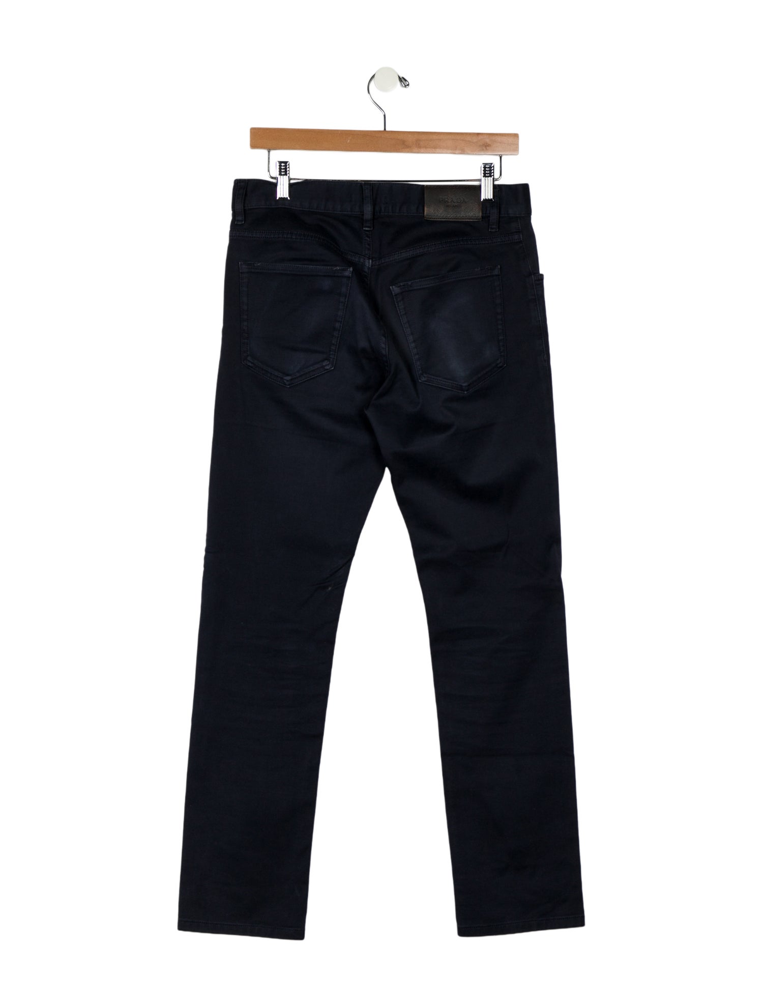 Prada Mid-Rise Straight Leg Jeans