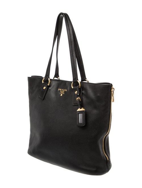 Prada Vitello Daino Leather Side Zip