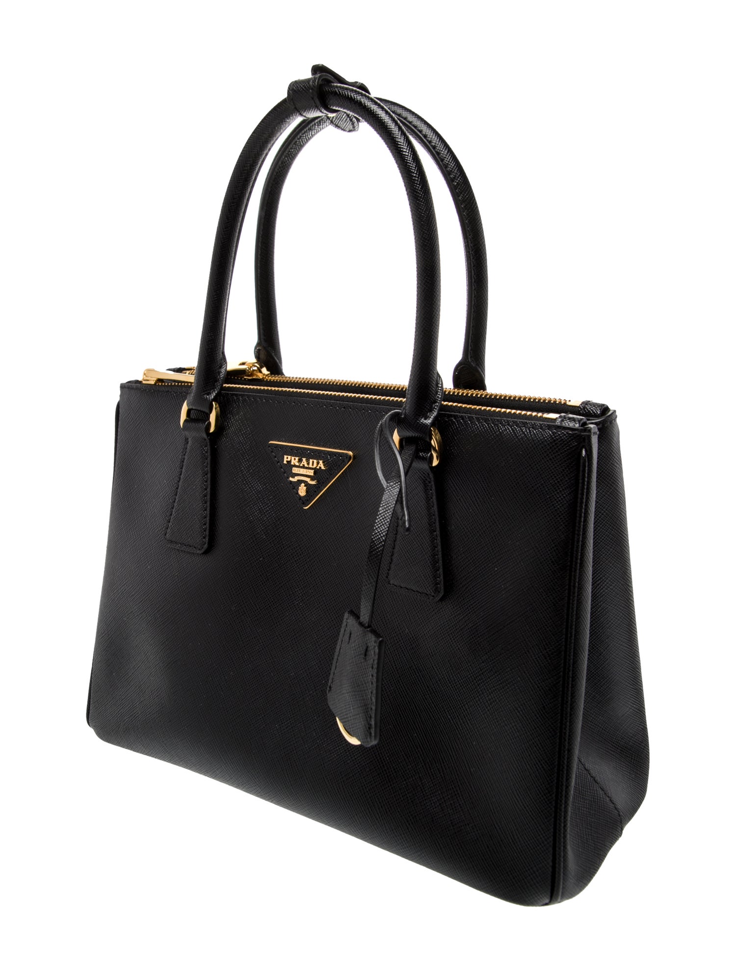 Prada Saffiano Leather Galleria Double Zip Medium