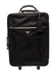 Prada Tessuto Saffiano-Trimmed Rolling Suitcase