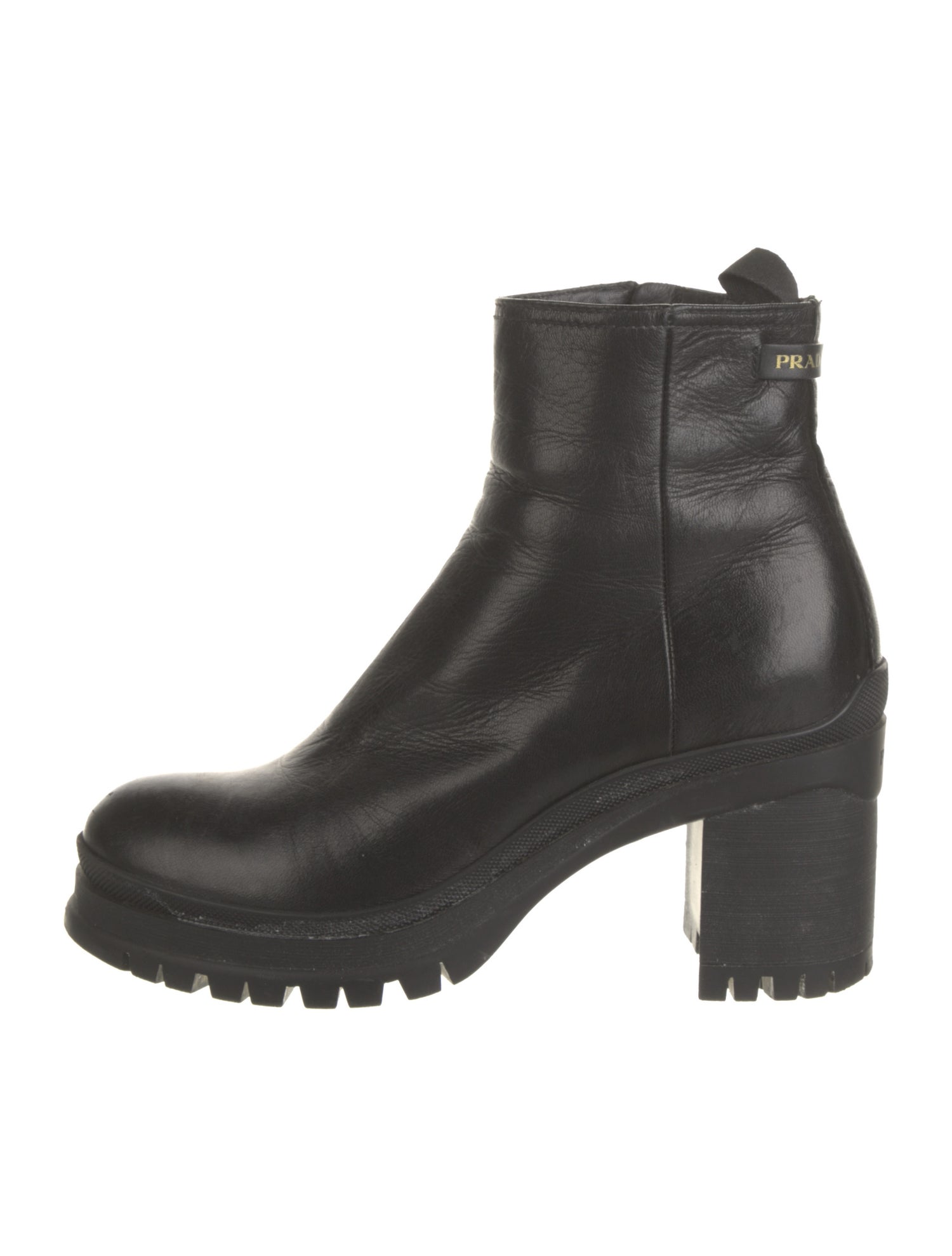 Prada Leather Chelsea Boots