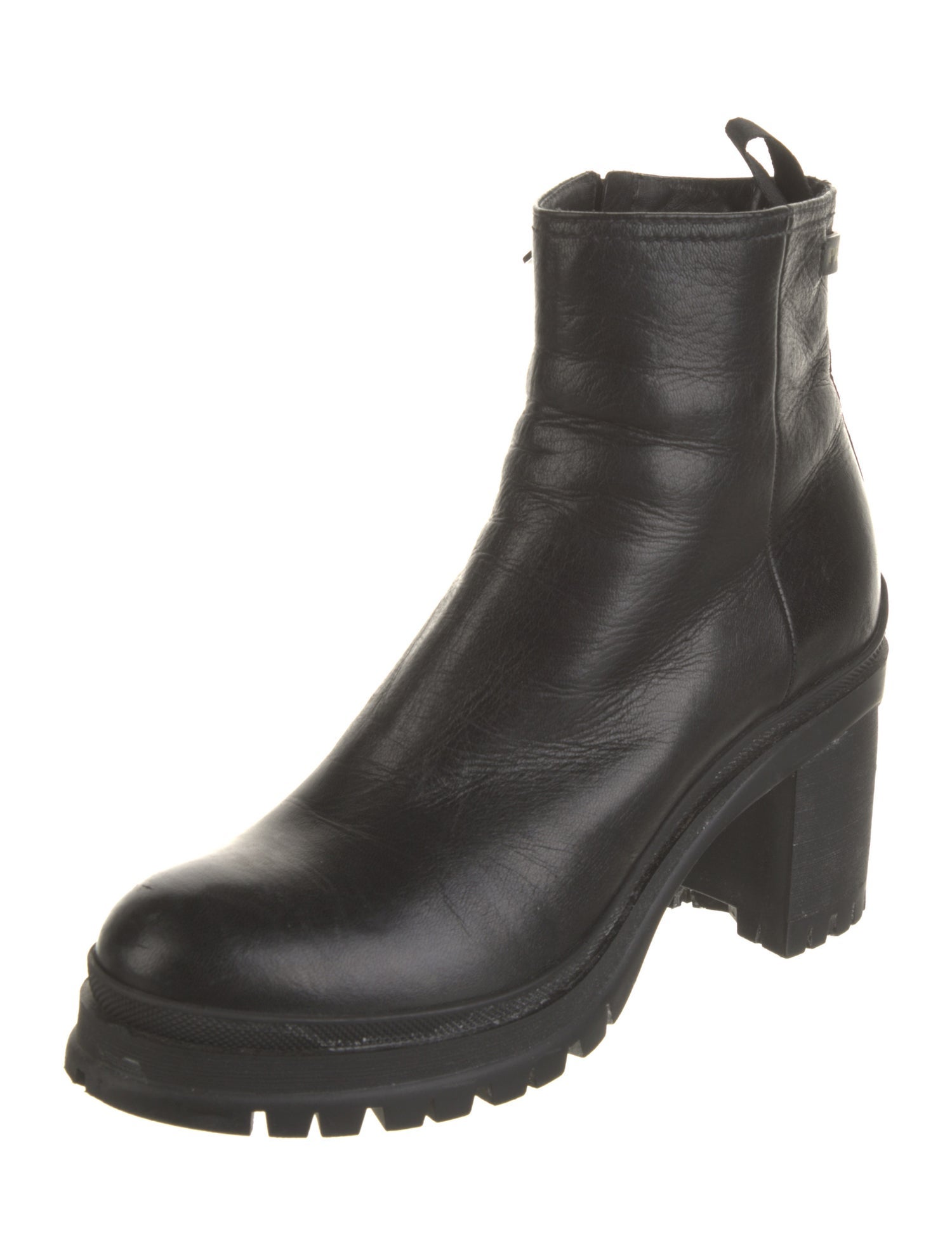 Prada Leather Chelsea Boots