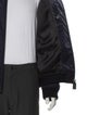 Prada 2022 Enameled Metal Triangle Bomber Jacket