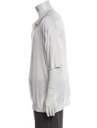 Prada 2023 Silk Polo Sweater