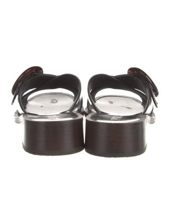 Prada Leather Slides