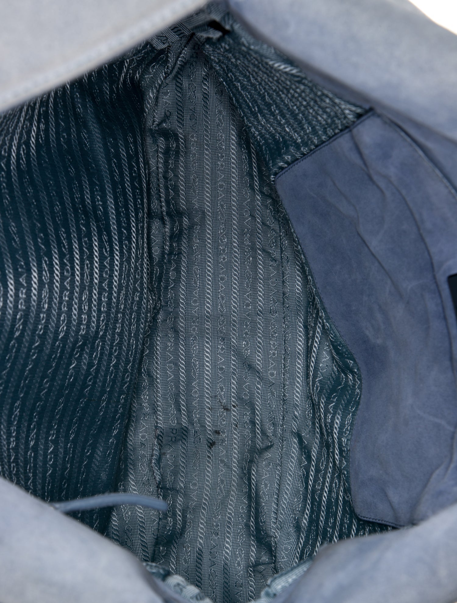 Prada Scamosciato Suede Shoulder Bag