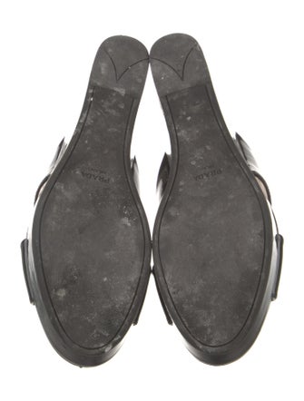 Prada Patent Leather Slides