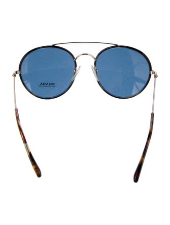 Prada Round Tinted Sunglasses