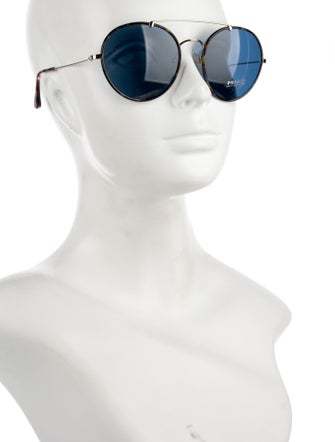 Prada Round Tinted Sunglasses