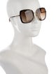 Prada Square Gradient Sunglasses