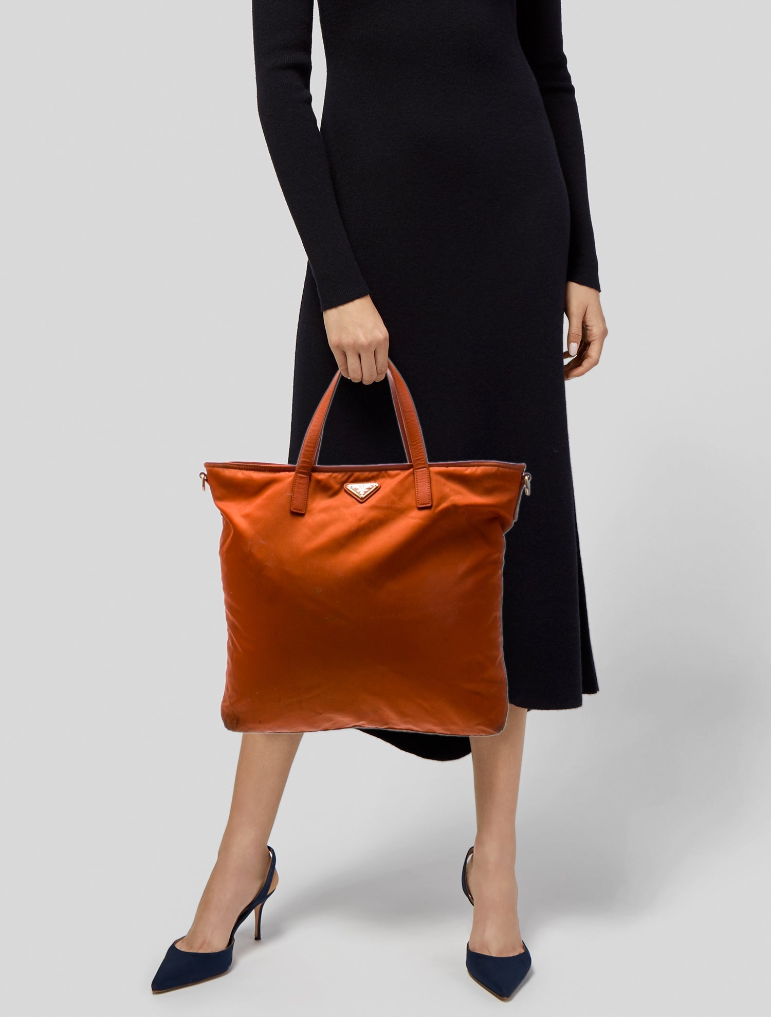 Prada Saffiano Leather Top Handle Bag