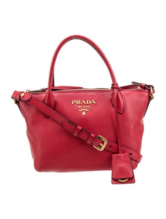 Prada Vitello Daino Leather Messenger Bag