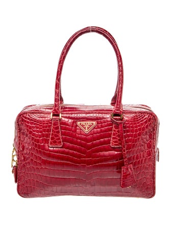 Prada Coccodrillo Bauletto