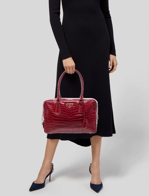 Prada Coccodrillo Bauletto