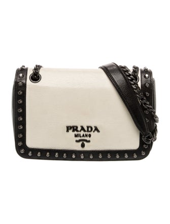 Prada Glace Calf Leather Shoulder Bag