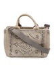 Prada Canvas Top Handle Bag