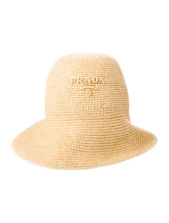 Prada Raffia Bucket Hat