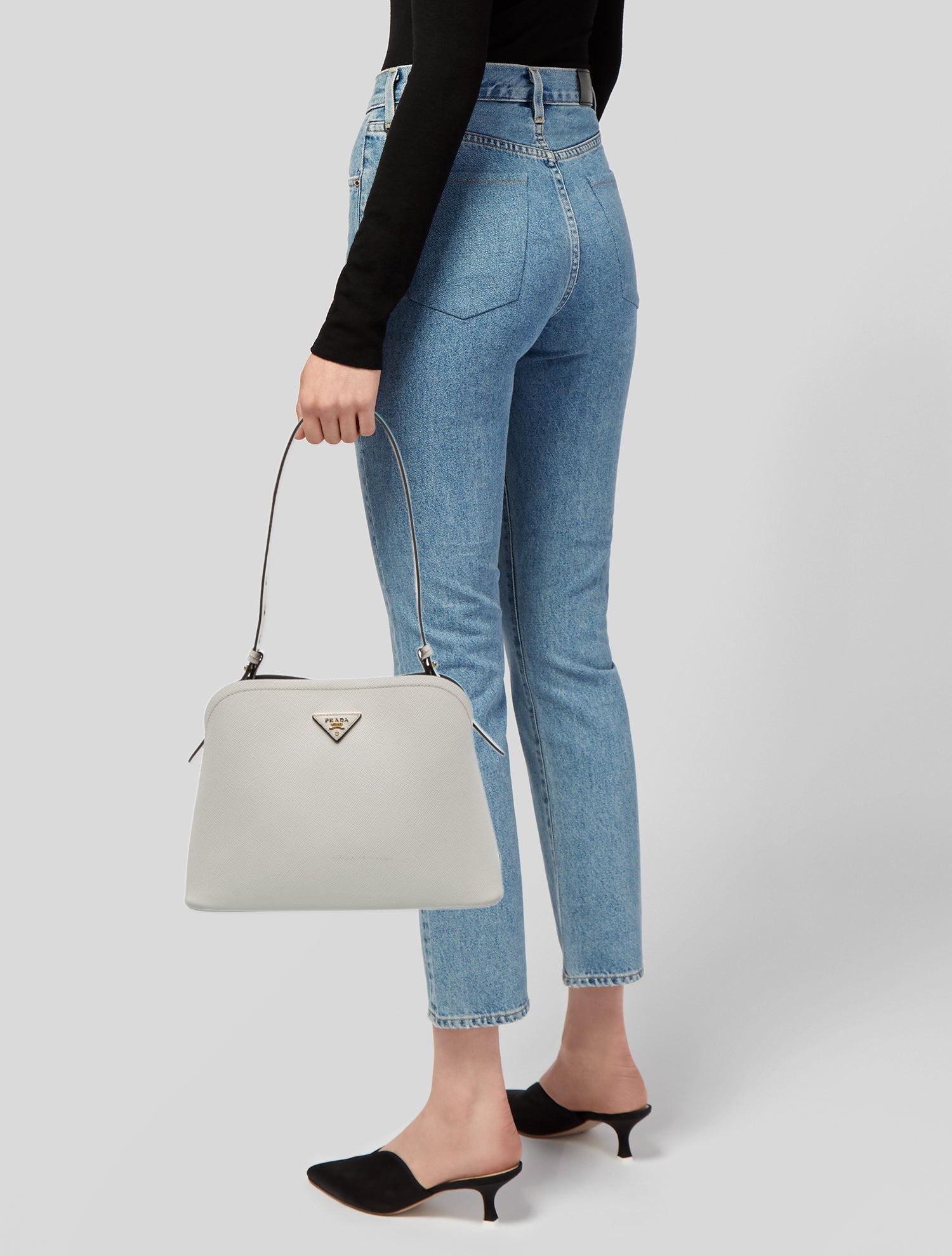 Prada Saffiano Cuir Leather Matinee