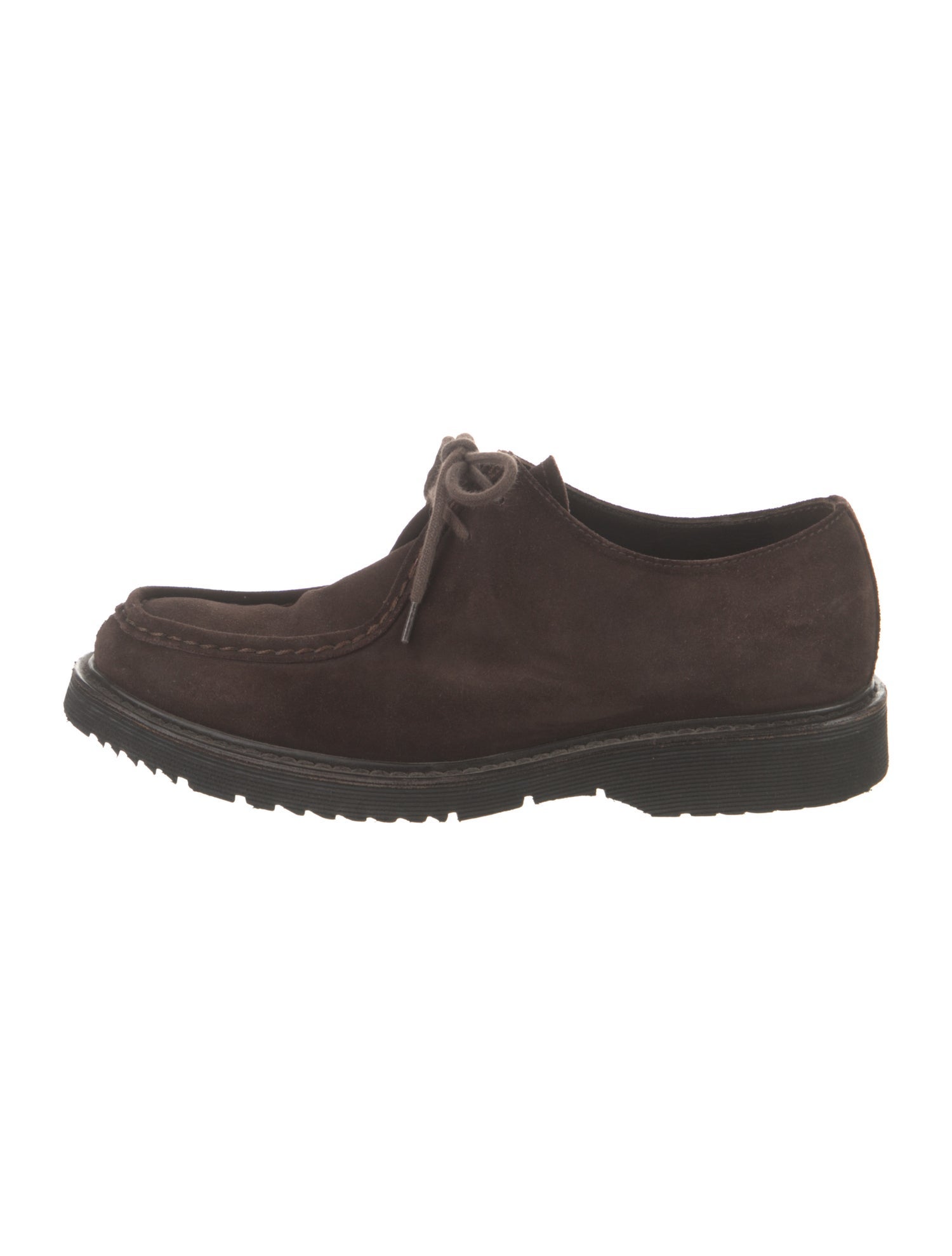 Prada Suede Derby Shoes