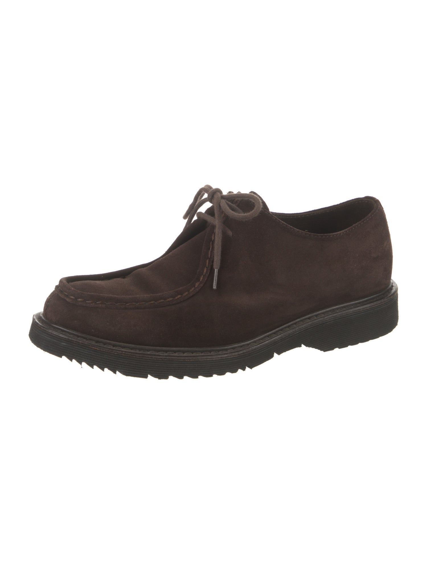 Prada Suede Derby Shoes