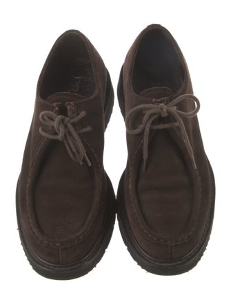 Prada Suede Derby Shoes