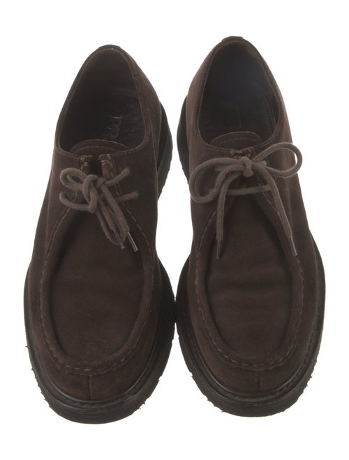 Prada Suede Derby Shoes