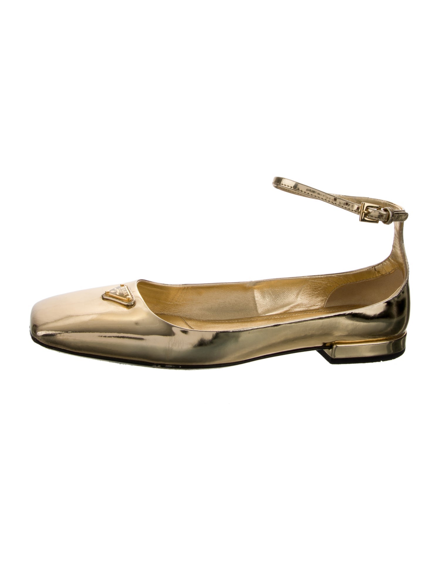 Prada Leather Ballet Flats