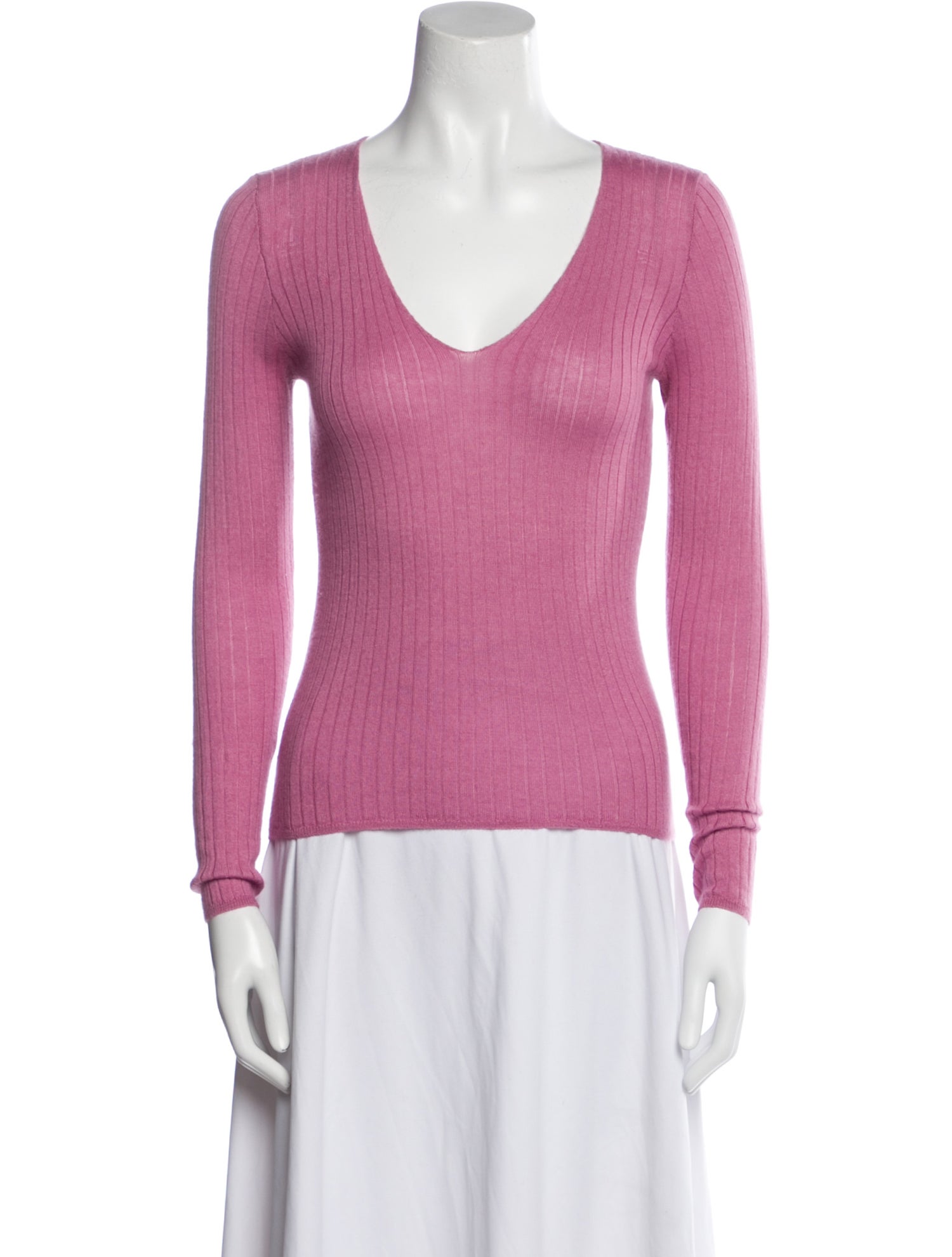 Prada Cashmere V-Neck Sweater