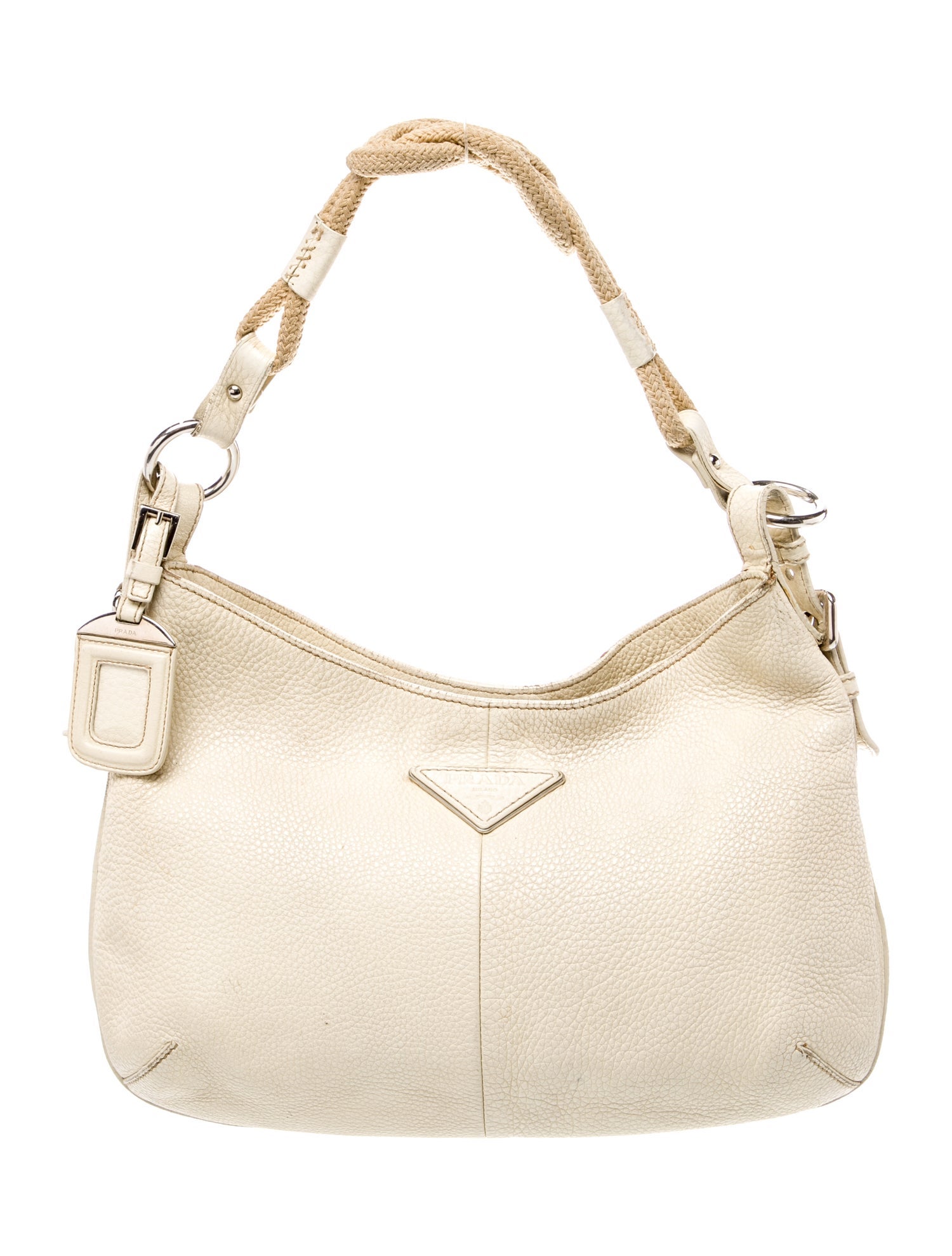Prada Vitello Daino Leather Shoulder Bag