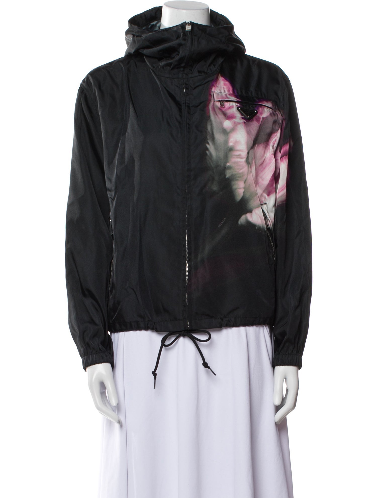 Prada 2019 Tie-Dye Print Biker Jacket