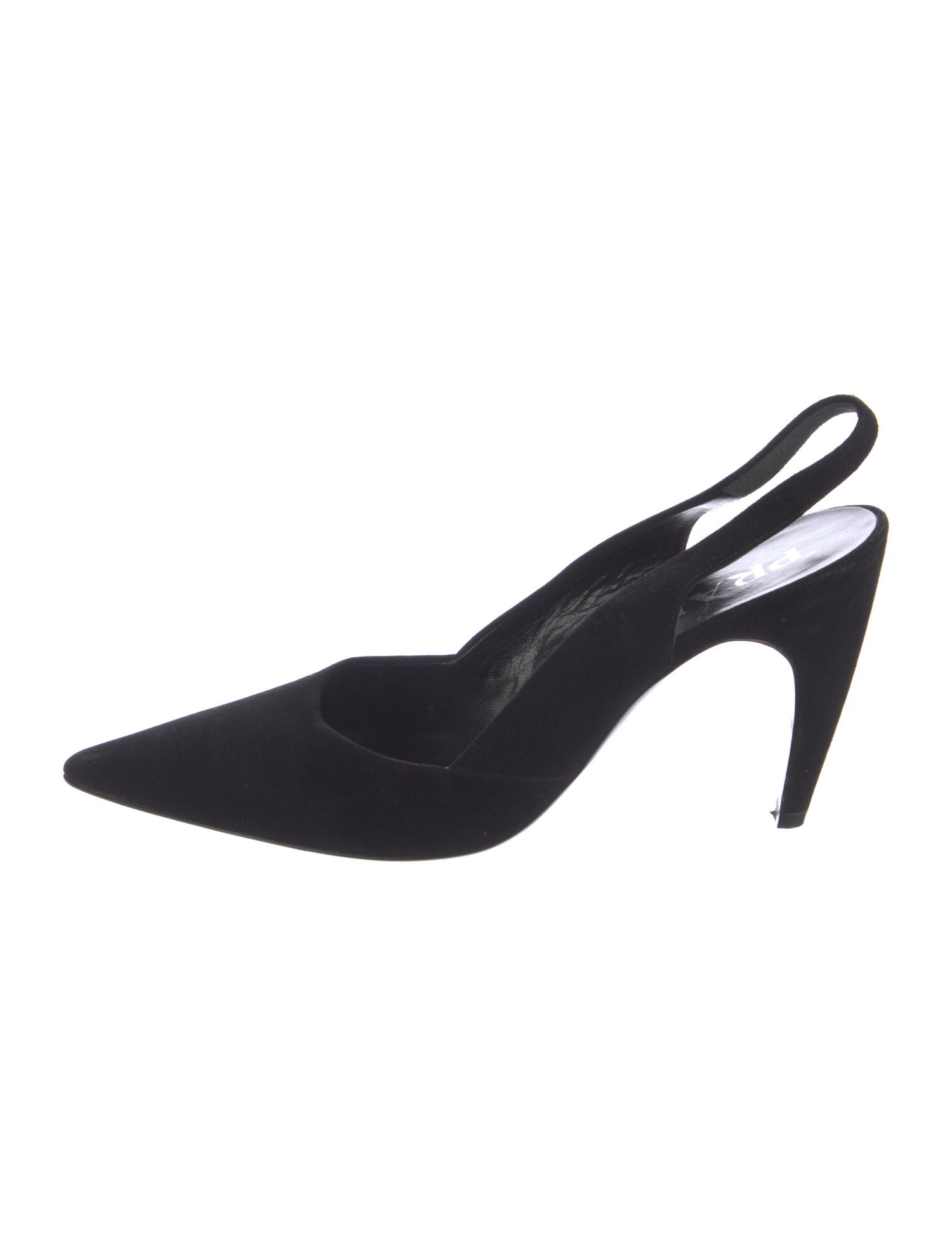 Prada Suede Slingback Pumps