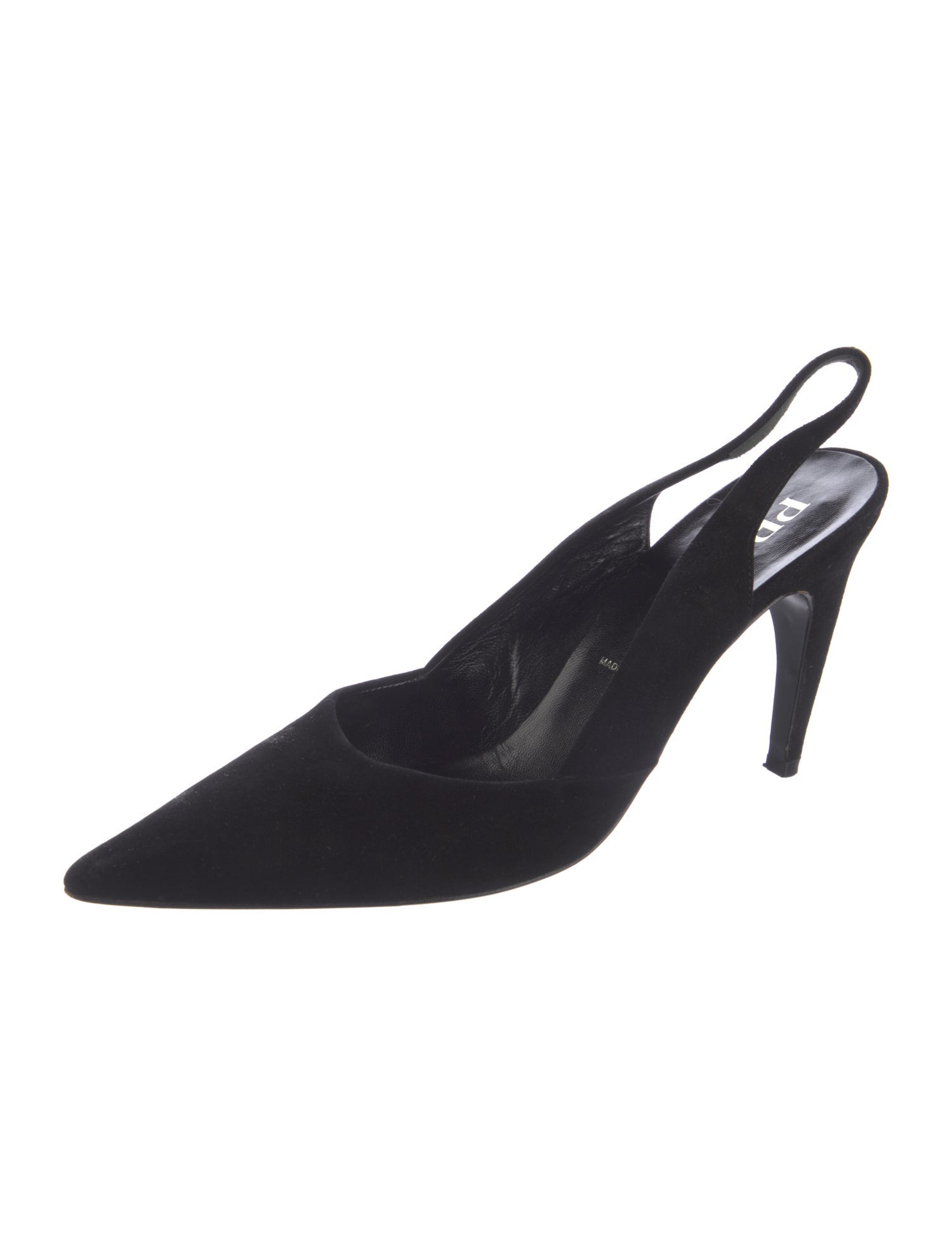 Prada Suede Slingback Pumps