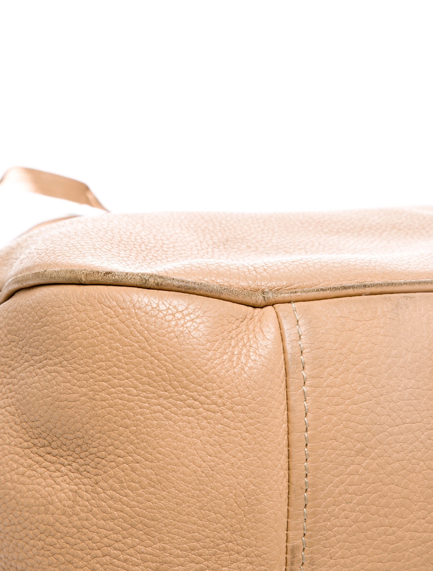 Prada Enameled Metal Triangle Shoulder Bag