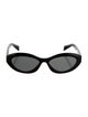 Prada Cat-Eye Tinted Sunglasses