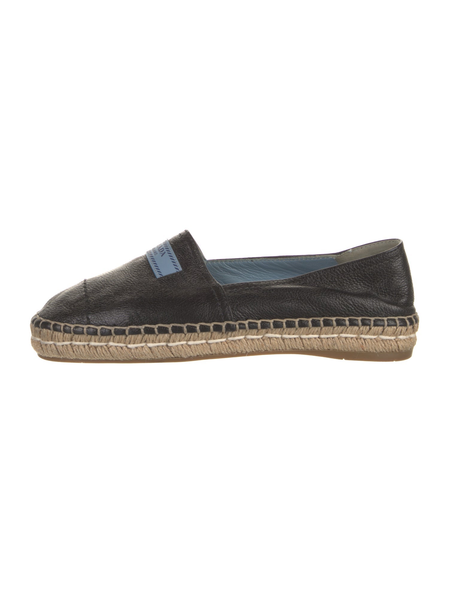 Prada Leather Espadrilles