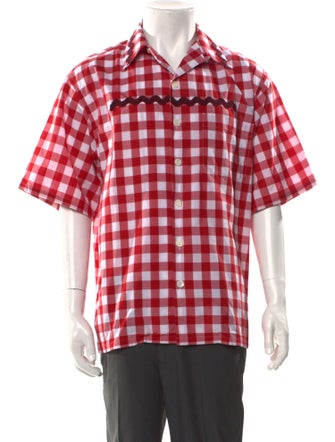 Prada 2023 Plaid Print Shirt