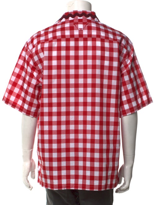 Prada 2023 Plaid Print Shirt