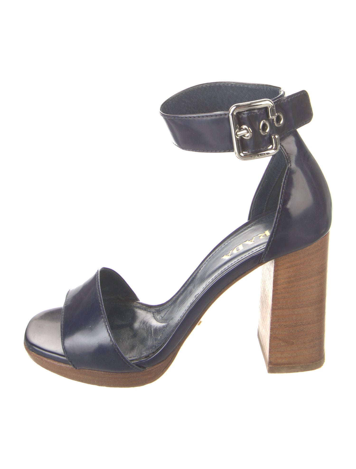 Prada Patent Leather Sandals