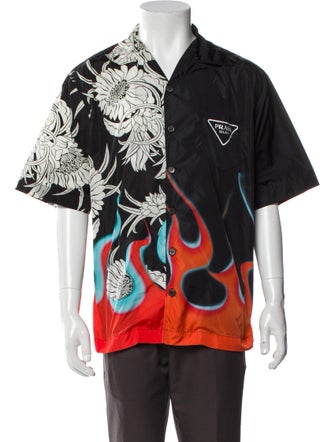Prada 2022 Floral Print Shirt