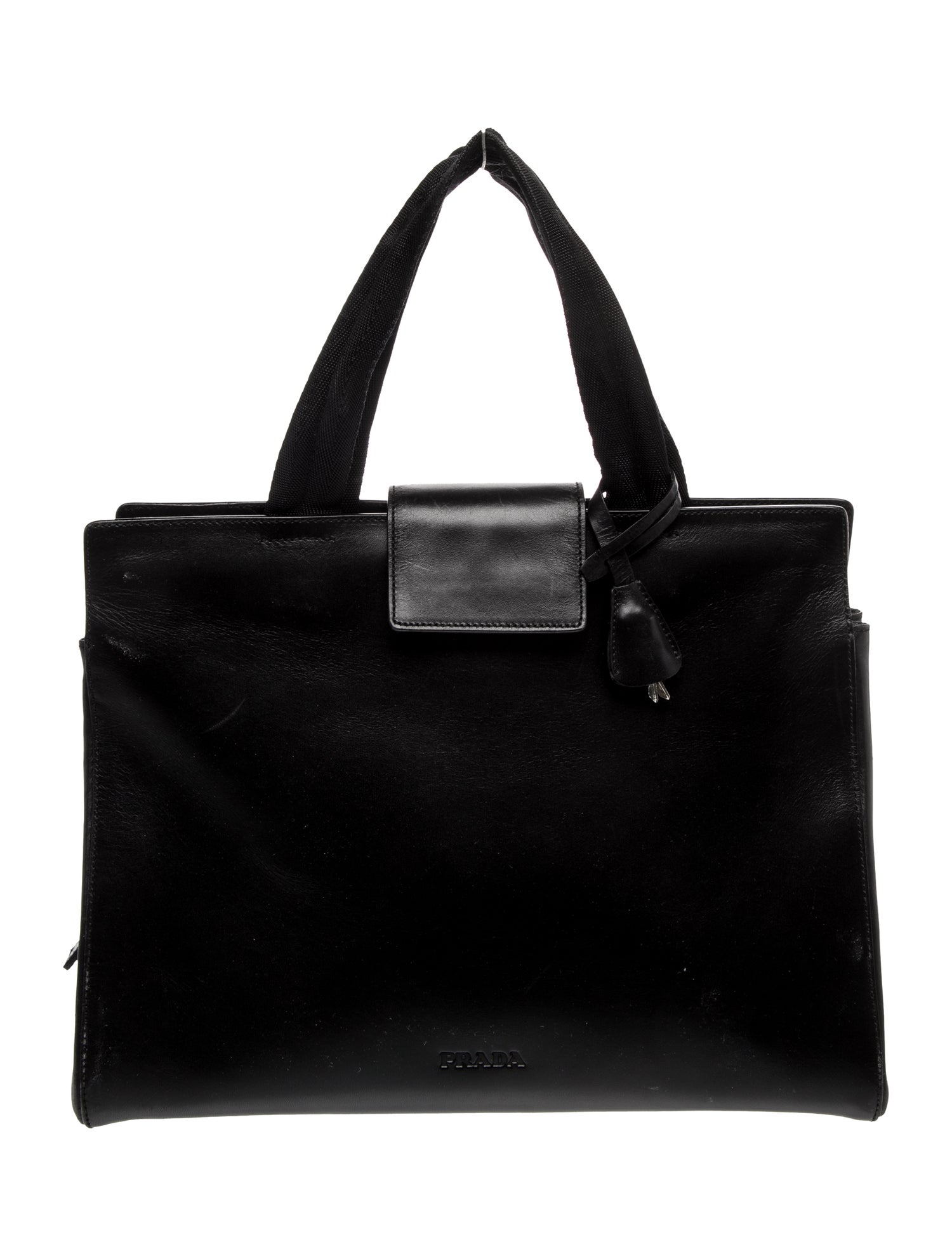 Prada Vitello Leather Top Handle Bag Vintage