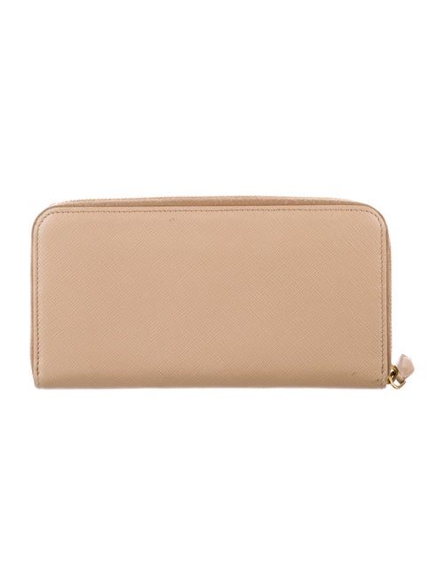 Prada Saffiano Cuir Leather Continental Wallet