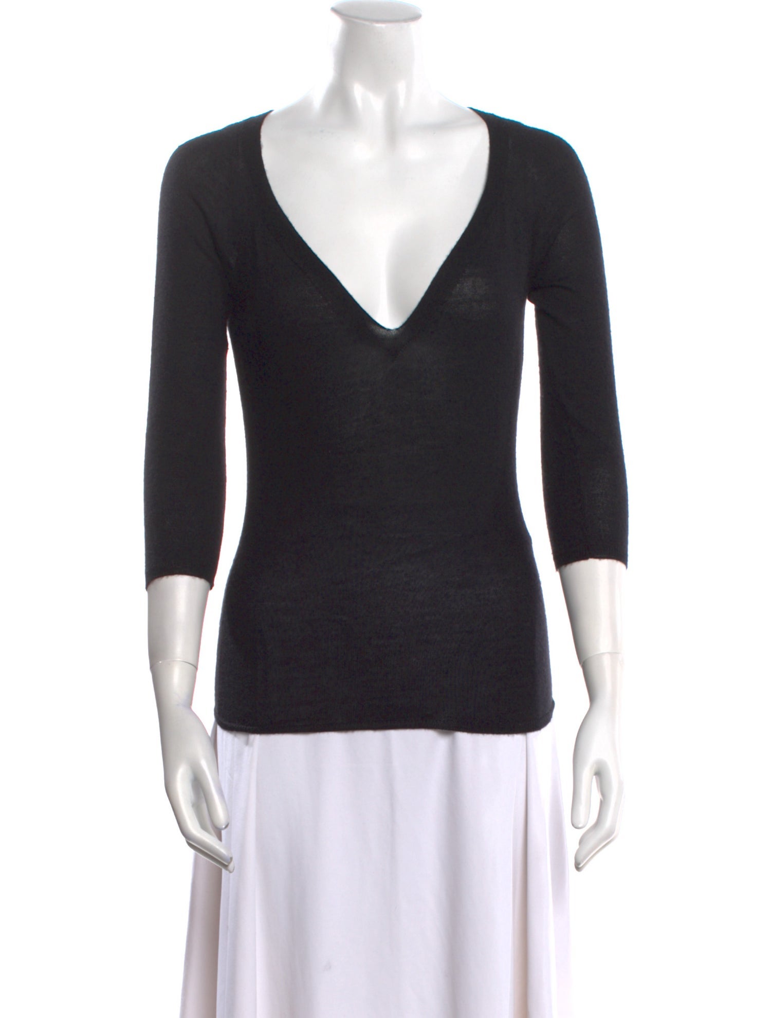 Prada Cashmere V-Neck Sweater