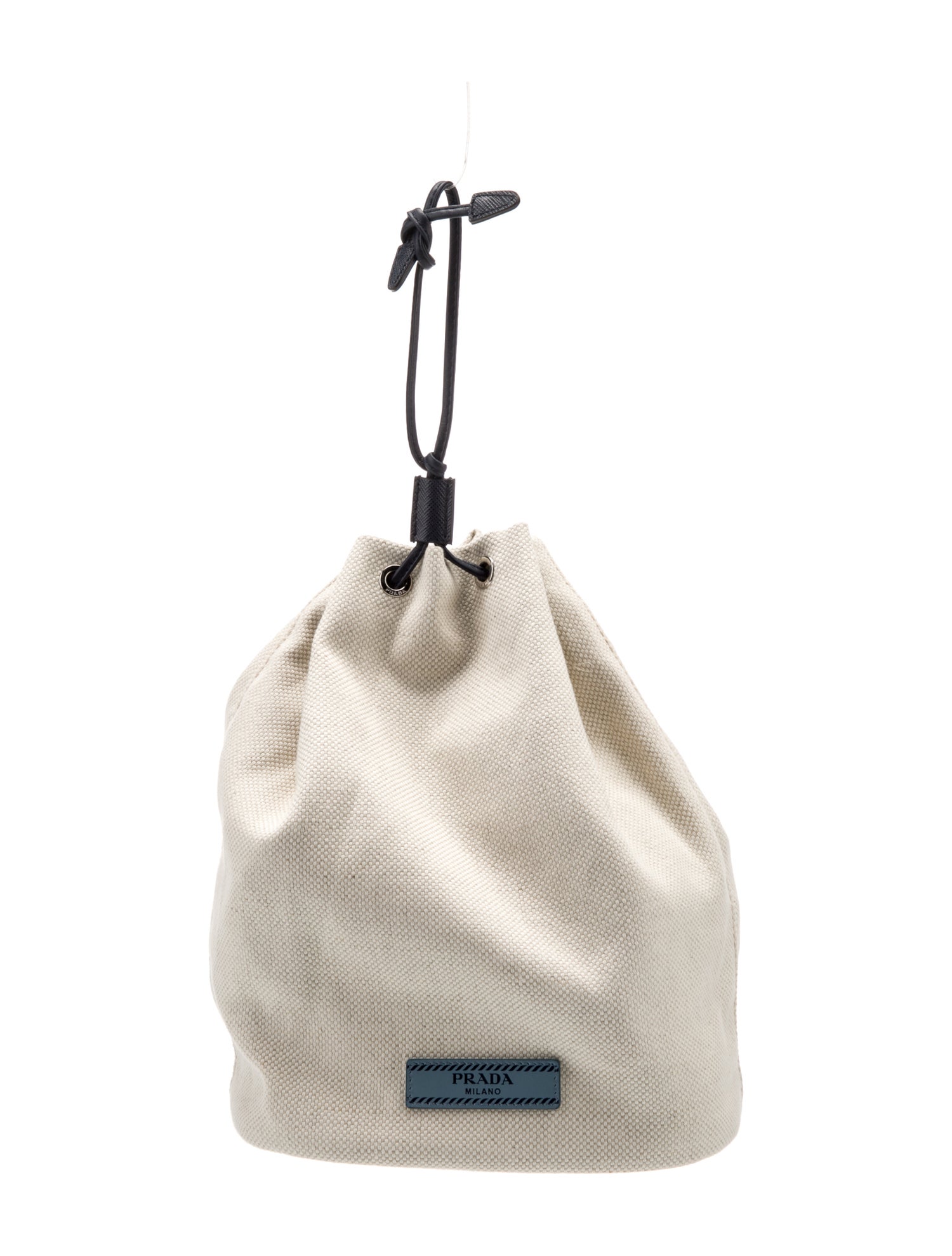 Prada Canvas Bucket Bag