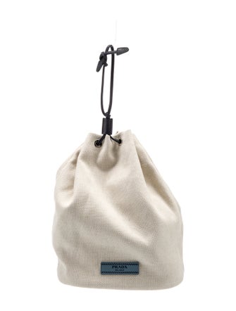 Prada Canvas Bucket Bag