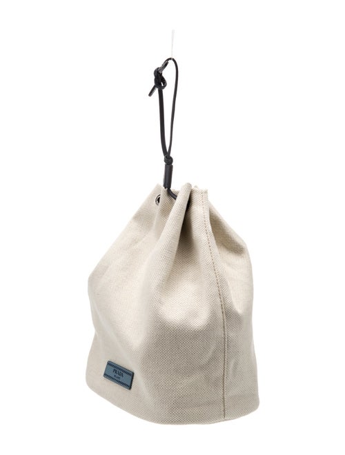 Prada Canvas Bucket Bag