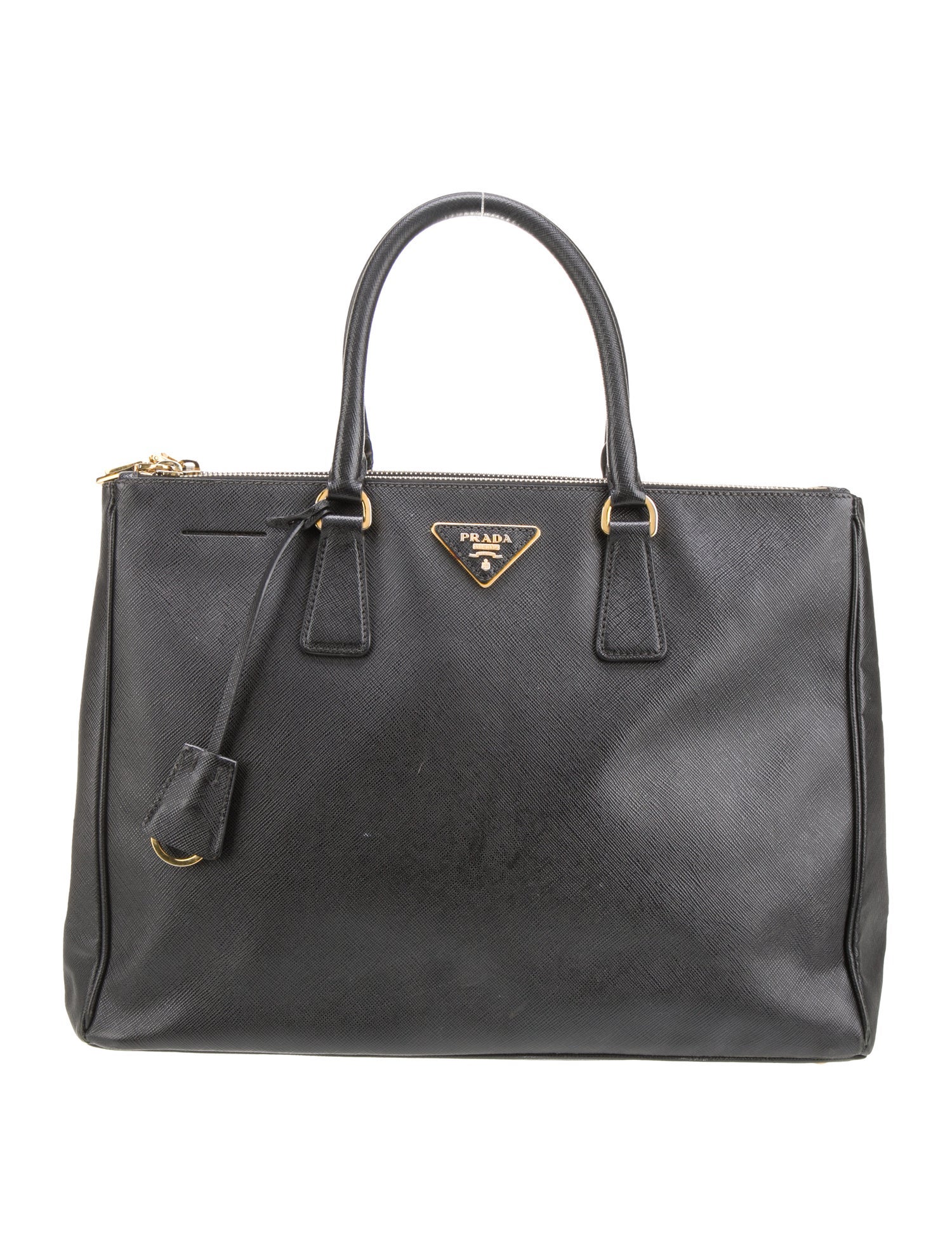 Prada Saffiano Leather Galleria Double Zip Large