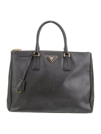 Prada Saffiano Leather Galleria Double Zip Large